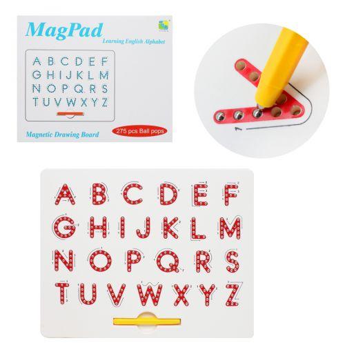 Навчальна дощечка "Алфавіт", червона [tsi166964-TSI], фото 1