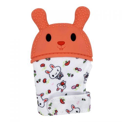 Прорізувач-рукавичка "Зайка", помаранчевий [tsi148526-TSI], фото 1