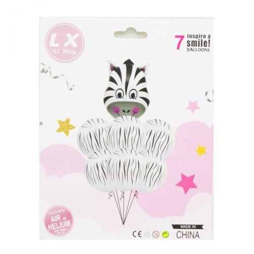 Набір надувних куль "Зебра" [tsi174993-TSI], фото 1