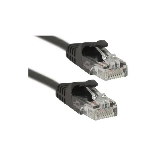 Патч-корд PowerPlant Cat5E UTP 15 м Black