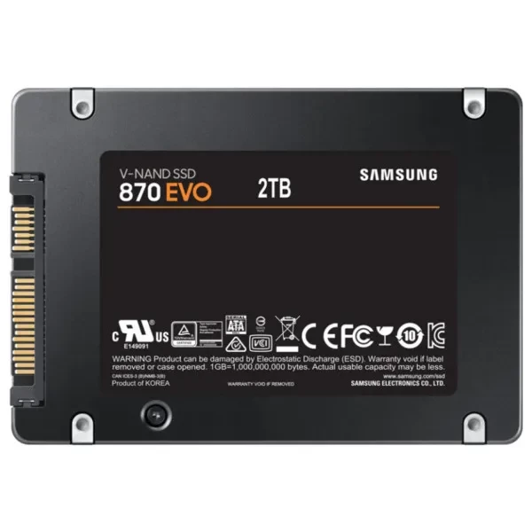 SSD диск Samsung 870 EVO (MZ-77E2T0BW) Black 2TB