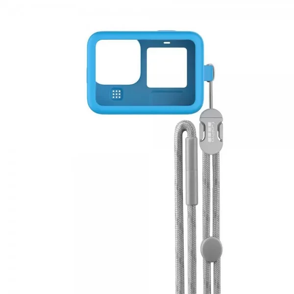 Чохол для екшн-камери GoPro Sleeve + Lanyard HERO9 ADSST-003 Blue, фото 1