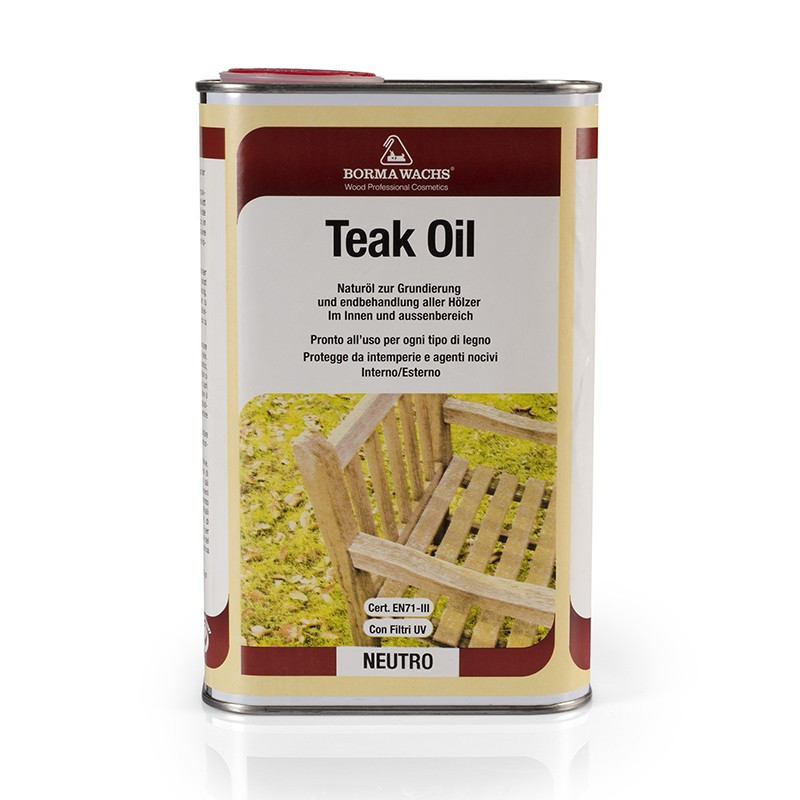 Масло для дерева Borma Wachs Teak Oil 0.5л