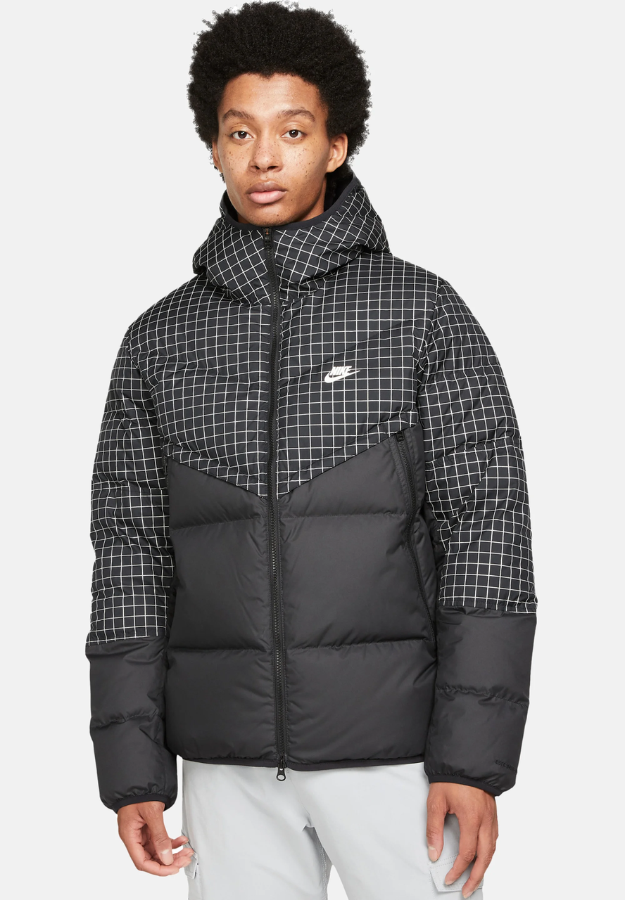 Оригинальная мужская куртка NIKE SPORTSWEAR M NSW SF WINDRUNNER HD JACKET AOP (DD6963-010)