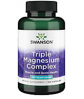 Магний тройной комплекс 400 мг (Triple Magnesium Complex) Swanson 100 капсул