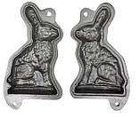 Форма для випічки алюмінієва Заєць з 2-х частин, фото 4