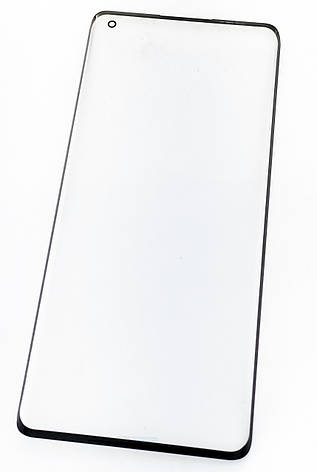 Скло дисплея для OnePlus 8 Pro, чорне, з OCA-плівкою, оригінал (Китай) з олеофобним покриттям, фото 1