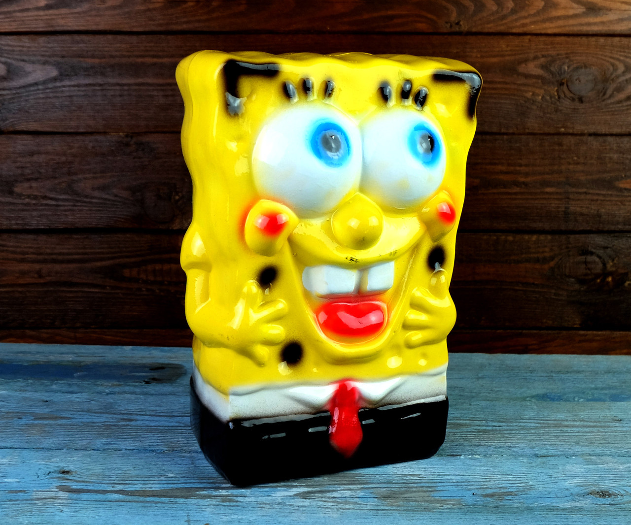 Скарбничка Губка Боб кераміка 25 см - дитяча скарбничка для грошей, фото 1