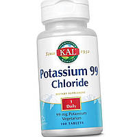 Калий KAL Potassium 99 Chloride 100 таблеток