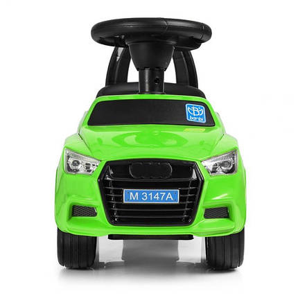 Толокар Audi (Bambi 3147 А-5) Зелений, MP3, світло фар, фото 2