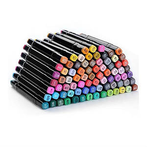 Набір двосторонніх маркерів, Sketch Marker, 36 кольорів, в сумці