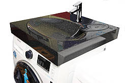 Раковина умивальник на пральну машину Paab 60x60 чорний