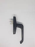 Ручка віконна GU SPACIO для алюмінієвих вікон чорна, фото 6