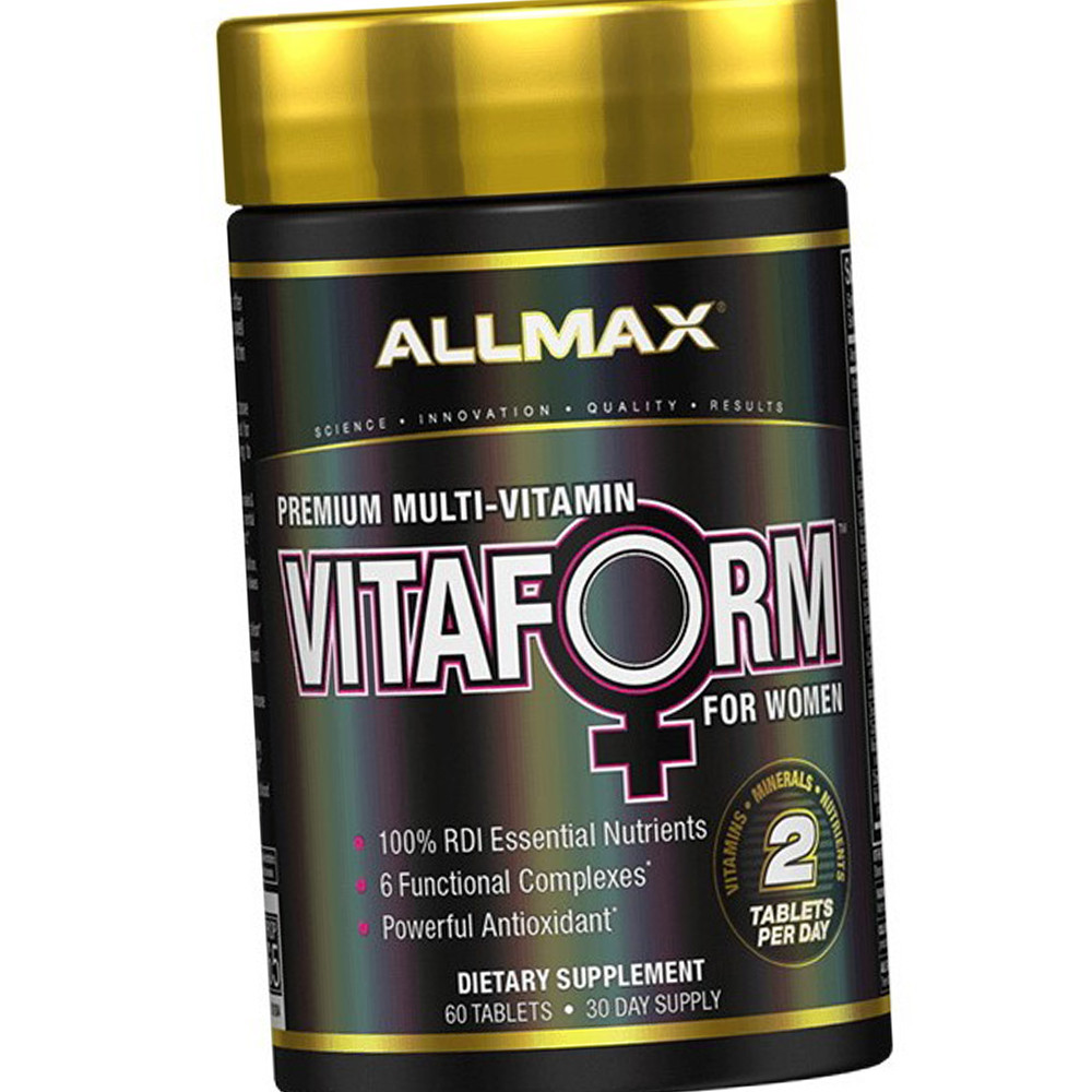 Вітаміни і мінерали для жінок All Nutrition Max VitaForm for Women 60 таблеток