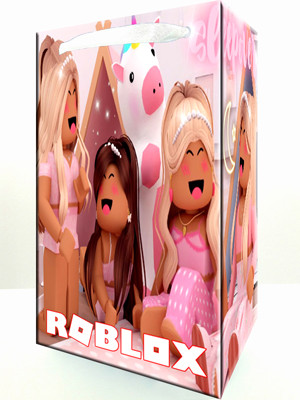 "Роблокс Дівчата з Єдинорігом" - Пакет 22/20/8 см., фото 1