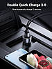 Автомобільний зарядний пристрій для телефону UGREEN CD213 36W 2xUSB QC 3.0 3A Car Charger Dark Blue (CD213), фото 6