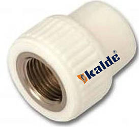 Муфта Kalde з внутрішньою різьбою 20*1/2 Kalde WHITE ппр