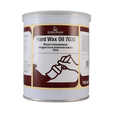 Олія-віск Borma Wachs Hard Wax Oil 7030 напівмат 0.75л, фото 1