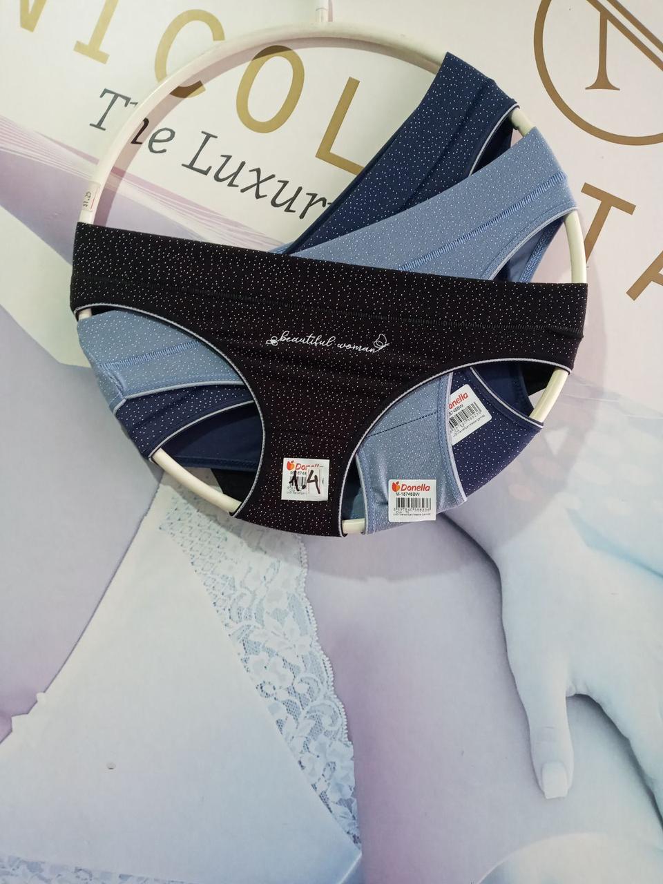 Труси Donella з поясом у горошок і написом