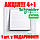 АКЦІЯ 4+1!!! Вимикач одноклавішний білий Asfora Schneider, фото 2