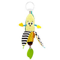 Мягкая игрушка-подвеска Lamaze Бананчик с прорезывателем (GOLD_L27382)