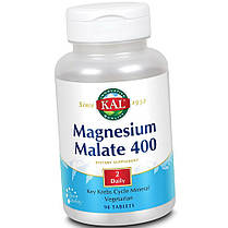 Магній KAL Magnesium Malate 400 90 tab, фото 4
