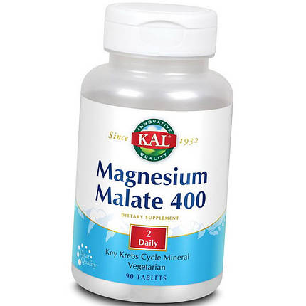 Магній KAL Magnesium Malate 400 90 tab, фото 2