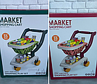 Дитячий візок для супермаркету з продуктами 35 предметів 922-12A-13A, фото 2