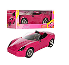 Рожевий кабріолет для ляльки з ременями безпеки Defa 8249, фото 2