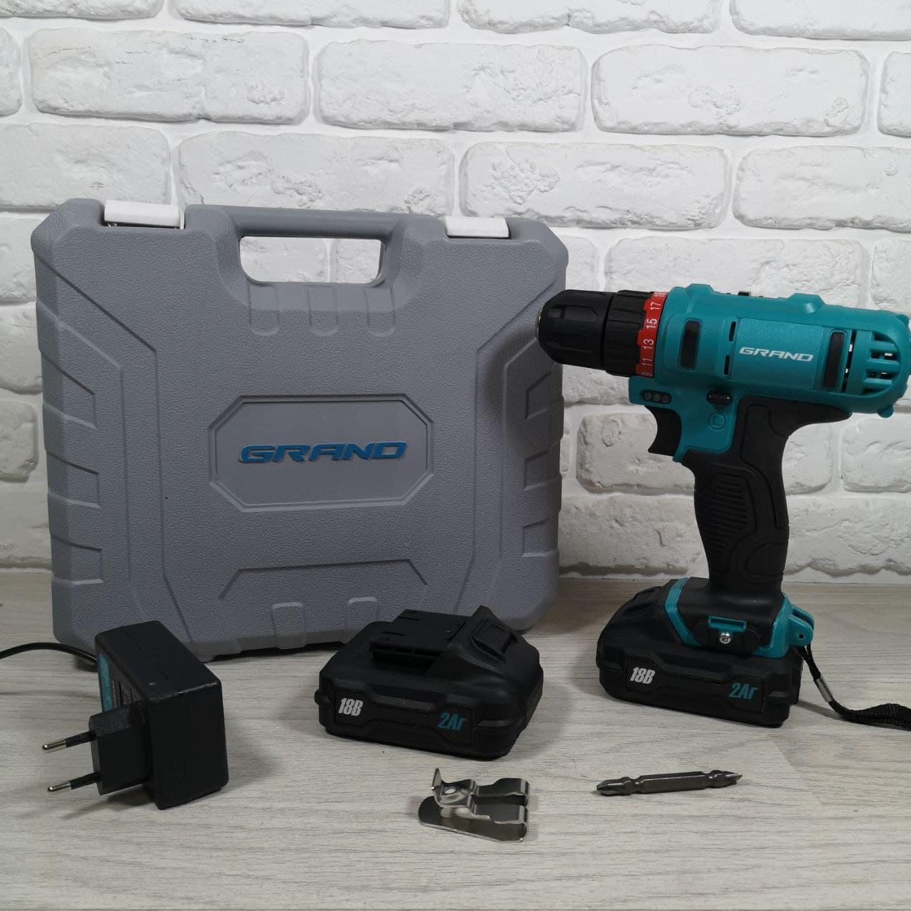 Шурупокрут акумуляторний Grand ДА 18/10 Li-ion®