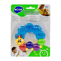 Прорезыватель для зубов Hola Toys Веселая гусеничка (GOLD_306D)