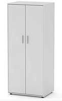 Белый шкаф-2 Компанит 1826x785x550 мм распашной для одежды в спальню и офис