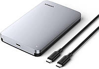 Корпус кишеня для жорстких дисків SATA HDD, SSD UGREEN 2,5 дюйма Grey (US221)