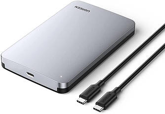 Корпус кишеня для жорстких дисків SATA HDD, SSD UGREEN 2,5 дюйма Grey (US221)