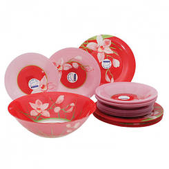 Red Orchis сервіз столовий 19 пр. Luminarc N4656
