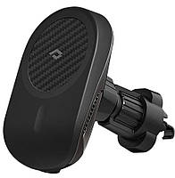 Автодержатель с беспроводной зарядкой Pitaka MagEZ Car Mount Pro Car Vent Black CM4001Q