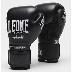 Боксерські рукавички Leone Greatest Black 16 унцій чорні
