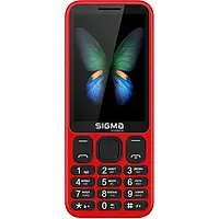 Кнопковий телефон Sigma mobile X-Style 351 Lider Red