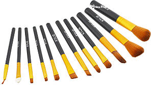 Кисті для макіяжу Kylie набір кистей 12 шт Black