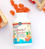 Вітамін С для дітей Nordic Naturals Vitamin C Gummies 250 mg 120 жувальних мармеладок, фото 5