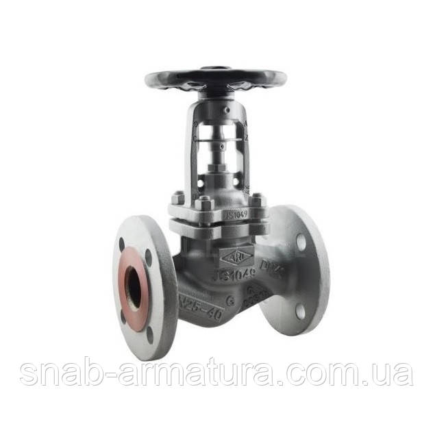 Клапан чавунний сильфонний фланцевий ARI-FABA-Plus 23.046 Ду 80 Ру 25