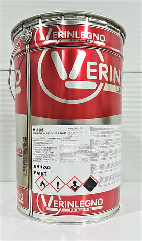 Лак паркетний ACRYSTONE PLUS UV PROT прозорий, матовий (блиск 5 глосс), Verinlegno, фото 1