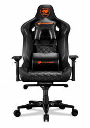 Крісло геймерське Cougar Armor TITAN Black навантаження до 160 кг Чорний