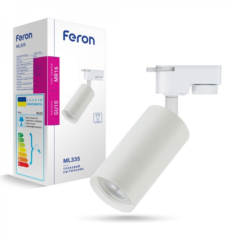 Трековый светильник Feron ML335 белый