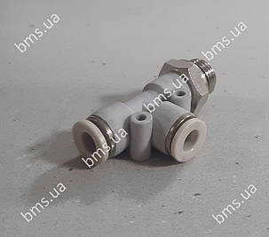 З'єднання різьбове Т-штук 1/4" AG, фото 1