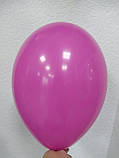 Латексна кулька пастель фуксія 10"/ 07 / 26см Fuchsia Gemar, фото 3