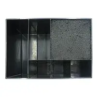 Підставка для перукарських ножиць та гребінців SPL, чорна (21137BL), фото 2