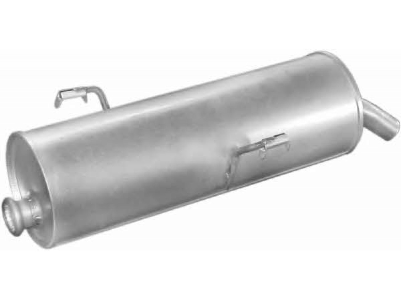 Глушник Пежо 206 (Peugeot 206) 1.1; 1.4; 1.6 96- (19.191) Polmostrow алюминизированный