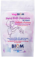 Biom Probiotics Vaginal Probiotic Suppository / Вагінальні супозиторії з пробіотиками 15 шт.