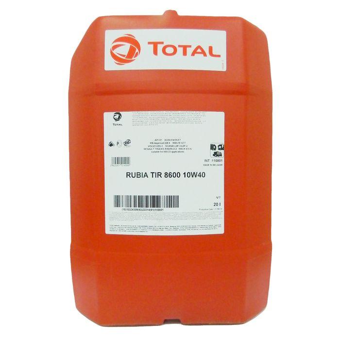 Моторне мастило Total RUBIA TIR 8600 10W-40 20 л., фото 1